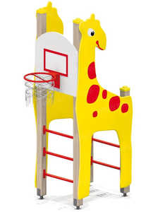 Детский спортивный комплекс «Жираф» с баскетбольным щитом